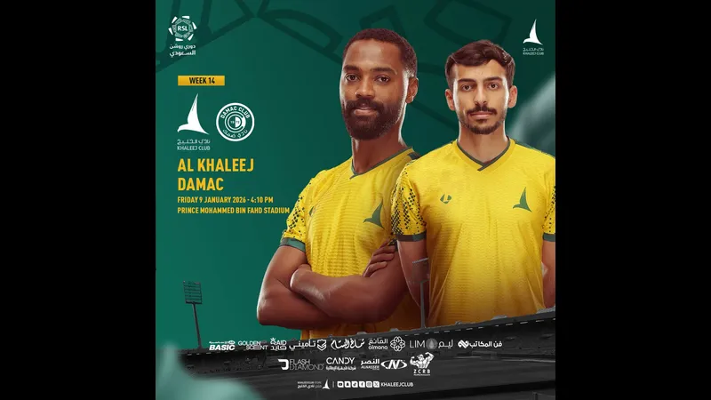 Trận đấu giữa Al Khaleej và Damac